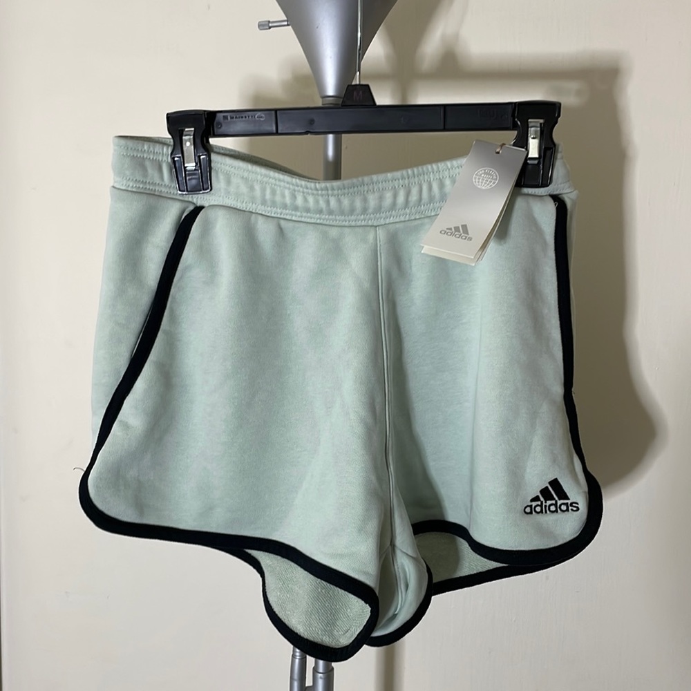 Adidas Shorts | Light Green | Woman | Size S | New with Tag | 70% Cotton